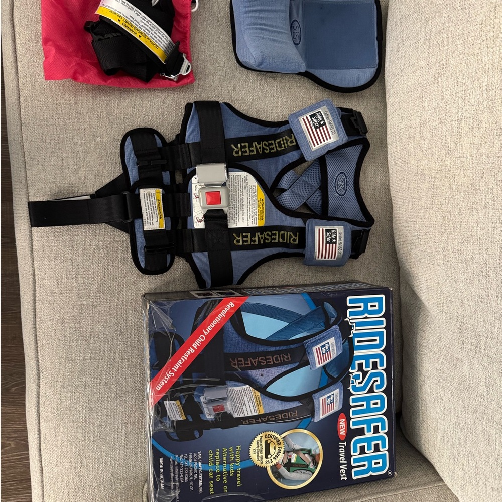 Ridesafer - Travel Vest - Blue